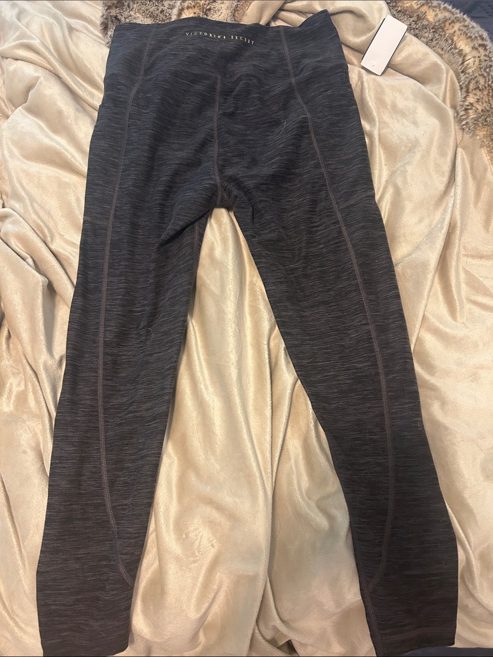 Victoria's Secret Dark Gray Seam Detail Leggings